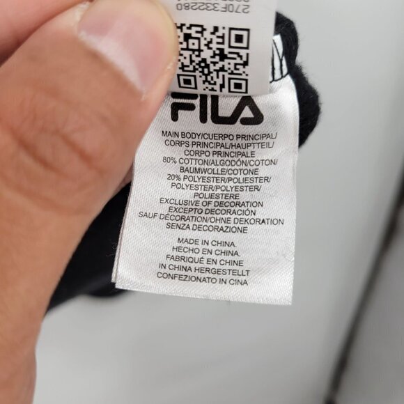 Fila Embroidered 1/4 Zip Mock Neck Sweater Colorblock Longsleeve Small Women NWT - Picture 7 of 13